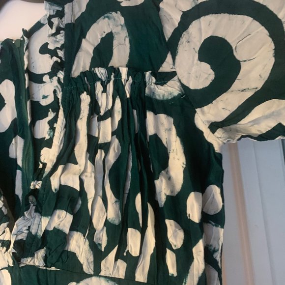 Neiman Marcus Busayo Tomi Fluid Dress XXL - Hand-Drawn Batik Cotton - never worn - Picture 7 of 8